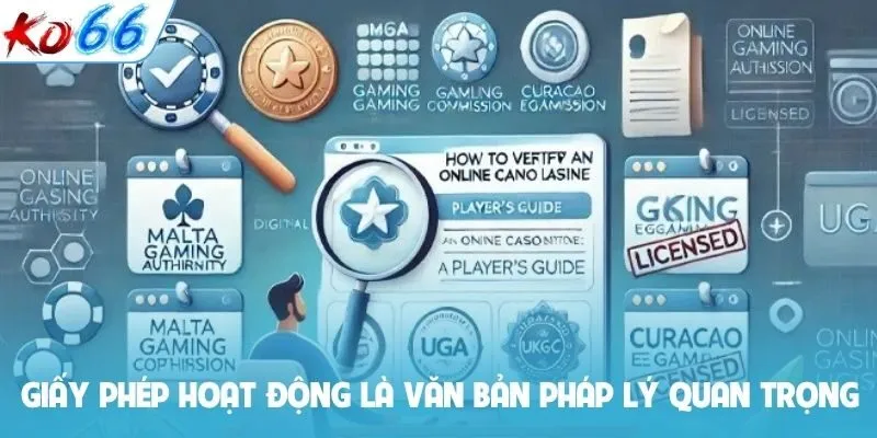Giấy phép hoạt động là văn bản pháp lý quan trọng