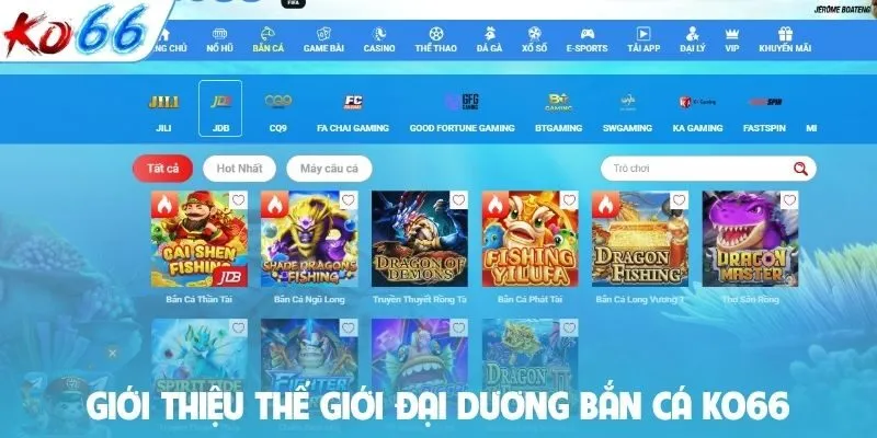 Giới thiệu thế giới đại dương bắn cá KO66