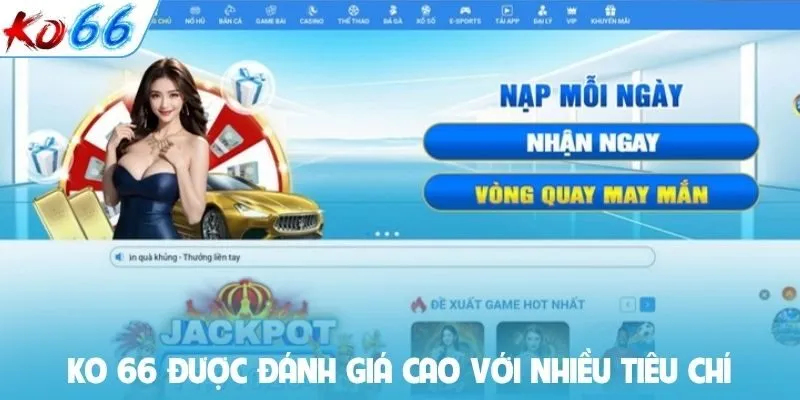 KO 66 được đánh giá cao với nhiều tiêu chí