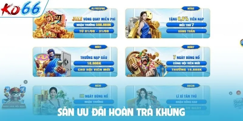 Săn ưu đãi hoàn trả khủng